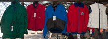 From left to right: Stearns Float Coat, Stormy Seas Newport, Stormy Seas Alaskan Sweater, Stormy Seas North Pacific, Baltic Surf & Turf From left to right: Stearns Float Coat, Stormy Seas Newport, Stormy Seas Alaskan Sweater, Stormy Seas North Pacific, Baltic Surf & Turf