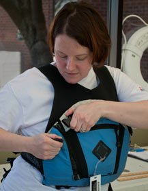The Stohlquist Kitty Life Jacket in action. The Stohlquist Kitty Life Jacket in action.