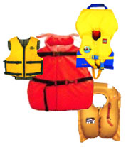 various flotation devices
